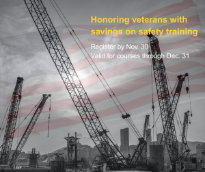 Crane Tech, Veterans day discount, veterans day