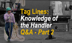 Tag lines: knowledge of the handler